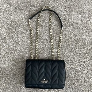 EUC Black Quilted Kate Spade Crossbody